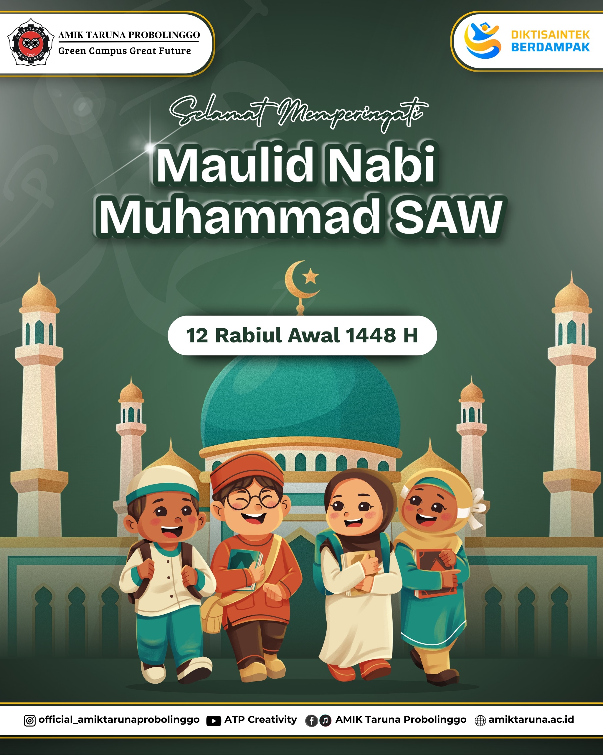 Selamat Memperingati Maulid Nabi Muhammad SAW